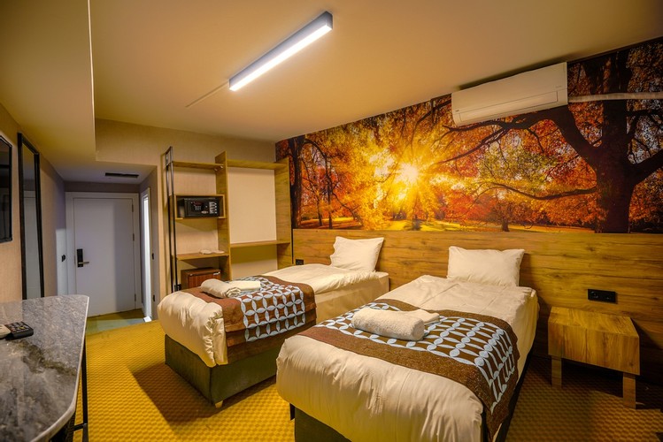 Ekonomik Iki Ayrı Yataklı Oda, Manzarasız