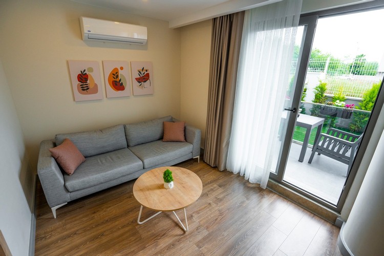 Deluxe Apart Daire Grand Oda, Bahçe Manzaralı