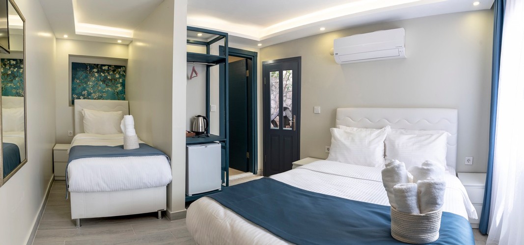 Standart Oda, Kısmi Deniz Manzaralı (3 Kişilik)