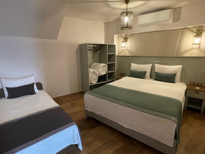 Studio Oda, Bahçe Manzaralı (3 Kişilik)