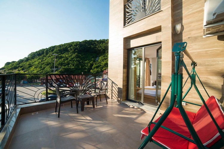 Room With Terrace, Sea, River And Forest Views