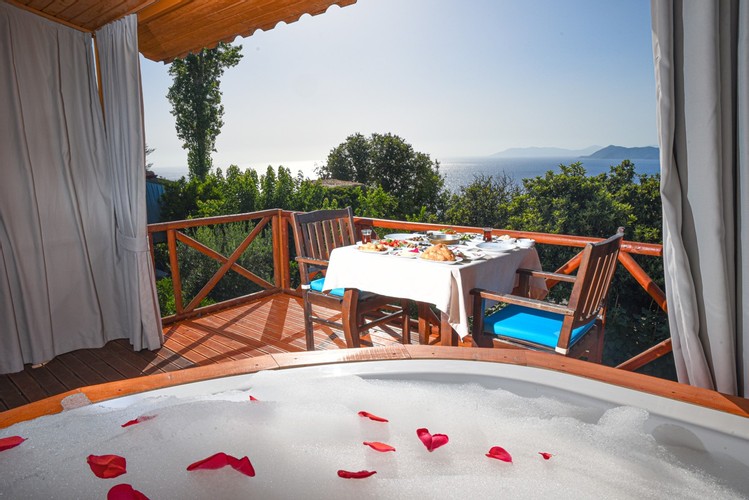 Avakado Jakuzili Taş Ev