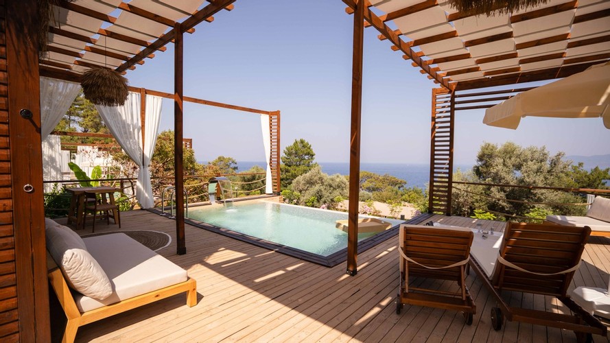 Villa Dublex Room, Pool View