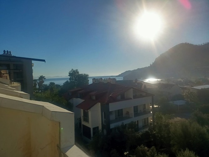 Apart Çatı 1+1 Daire Teras Katı Oda, Deniz Manzaralı (4 Kişilik)