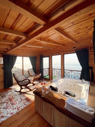 Bungalov, Deniz Manzaralı (Jakuzi)