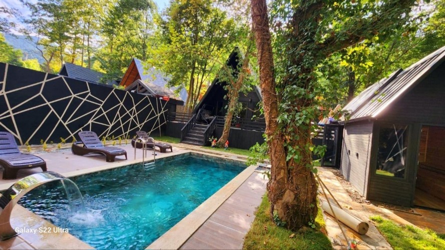 Bungalow, Pool View (Jacuzzi, Sauna)