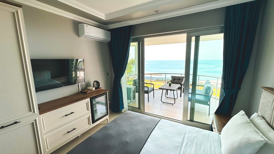 Luxury Oda, Deniz Manzaralı (Balkonlu)