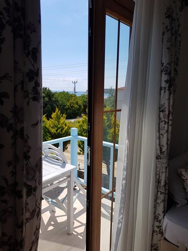 Deluxe Oda, Deniz Manzaralı (3 Kişilik, Balkonlu)