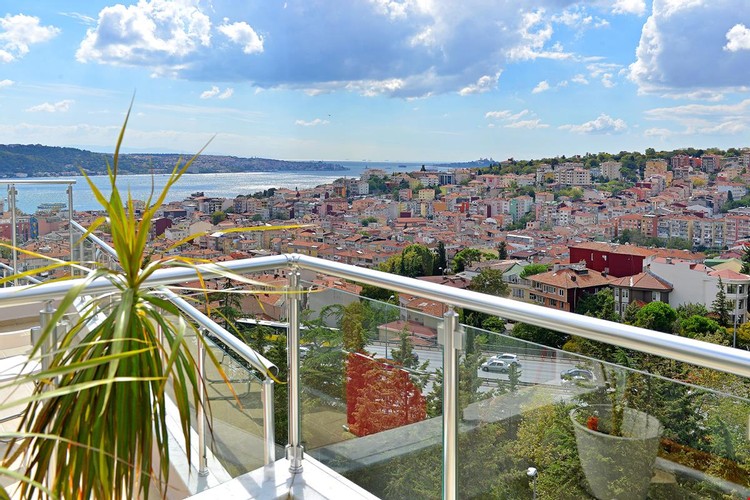 Çatı Teras Katı Oda, Boğaz Manzaralı (Balkonlu)