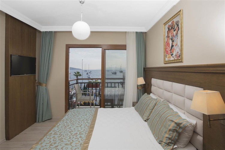 Deluxe Oda, Deniz Manzaralı (Balkonlu)